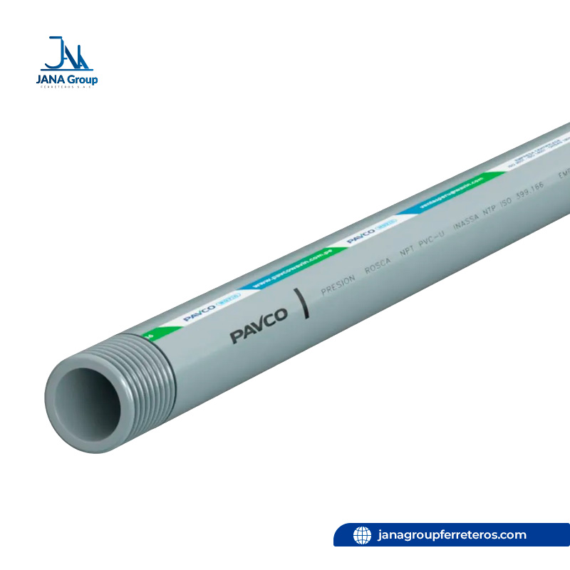 Tubería PVC para Agua Fría Roscada