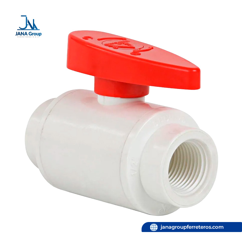 Válvula de Paso PVC Roscada Sanking