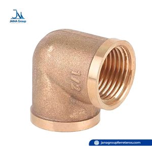 Codo 90° de Bronce